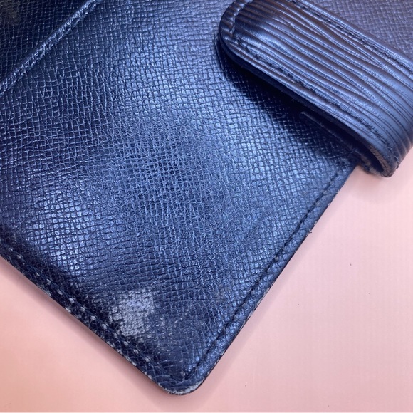 Louis Vuitton Epi Noir PM Agenda Notebook Leather Cover - Picture 10 of 12